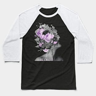 Flower Blooming Baseball T-Shirt